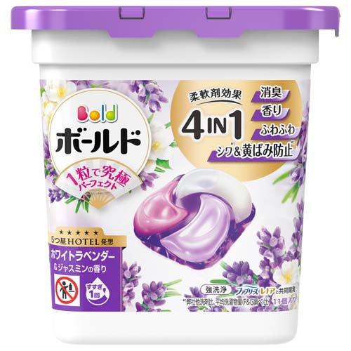 P&G  Bold Gel Ball 4d White Lavender & Jasmine 11 Pcs