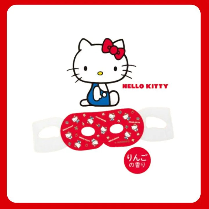 KOYODO x SANRIO Collab Steam Eye Mask Hello Kitty 6Pcs