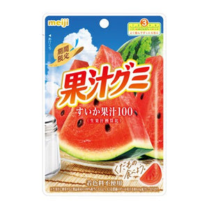 MEIJI Fruit Juice Gummy Watermelon 47g