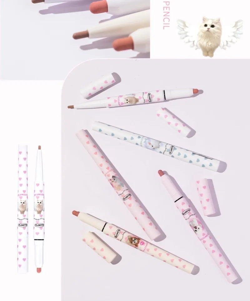 FLORTTE 2 In 1 Matte Lip Liner 05 Pink Brown