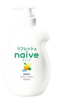KRACIE Naive Body Wash Grapefruit 530ml