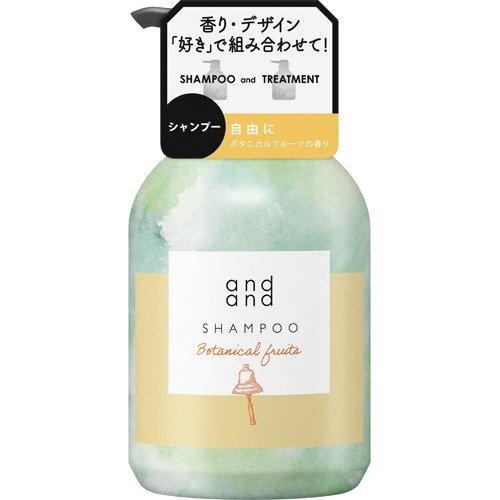 花王 Andand Freely 植物果香洗发水 480ml