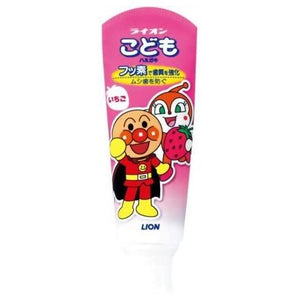 LION 狮王 面包超人儿童牙膏 草莓味 40g