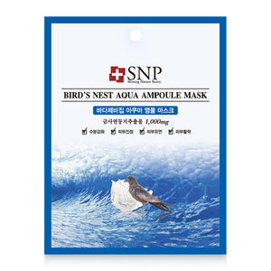 SNP Bird's Nest Aqua Ampoule Mask 1pc