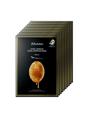 JM SOLUTION Honey Luminous Royal Propolis Mask 10 Sheets