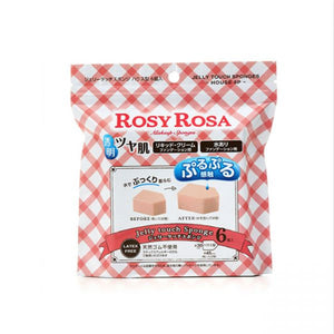 ROSY ROSA Jelly Touch Sponge House 6pcs