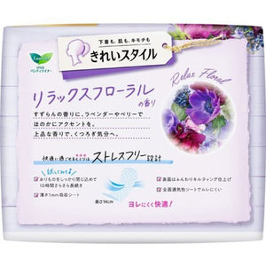 花王 Laurier 舒缓花香衬垫 72 件