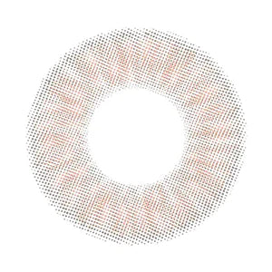 CHOUCHOU 1 个月隐形眼镜 #Milky Peach 1 片(1 盒)