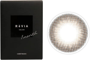 REVIA 1 个月隐形眼镜 #Sheer Sable 1 片(1 盒)