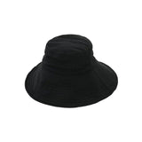 UV CUT 凉爽折叠防紫外线遮阳帽 - 黑色