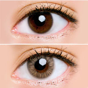 CHOUCHOU 1 个月隐形眼镜 #橙棕色 1 片(1 盒)