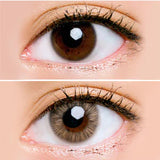 CHOUCHOU 1 个月隐形眼镜 #橙棕色 1 片(1 盒)