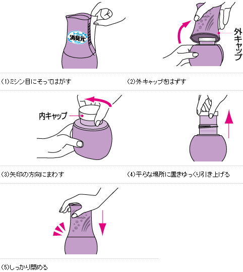 KOBAYASHI Toilet Liquid Deodorizer For Toilet (White Peach) 400ml