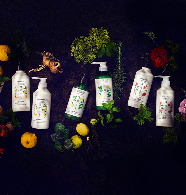 RINREN Remedial Conditioner-Yuzu & Ginger (Volume & Strength) 520ml