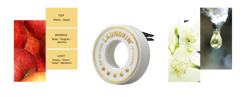 LAUNDRIN Car Fragrance Classic Floral 1pc