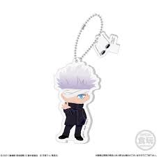 BANDAI Jujutsu Kaisen Limited Collab Acrylic Charm Key Chain With Gum 1pc