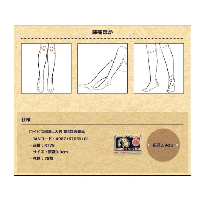 NICHIBAN Roihi-Tsuboko Ointment Small Size 156P
