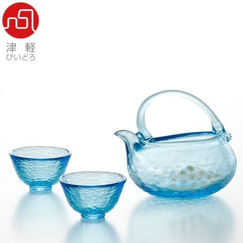 石冢津轻 Vidro 清酒套装 蓝色