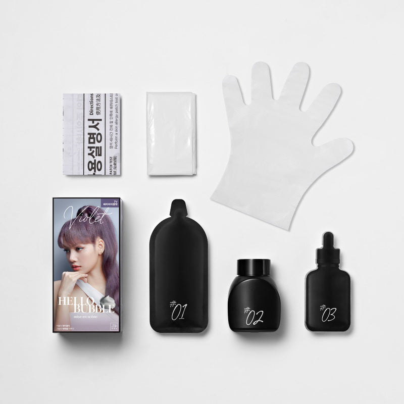 MISE EN SCENE Hello Bubble Hair Foam Color -7V Peri Violet 1pc