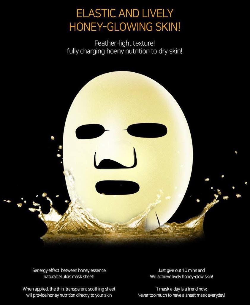 JM SOLUTION Honey Luminous Royal Propolis Mask 1 sheet
