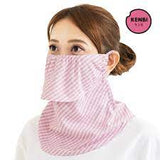 YAKENU Sun Protection Uv Cut Mask Gingham Style 1pc
