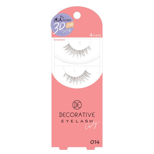 SHOBIDO Daily Decorative 3D Shape Eyelash #014 4 Pairs