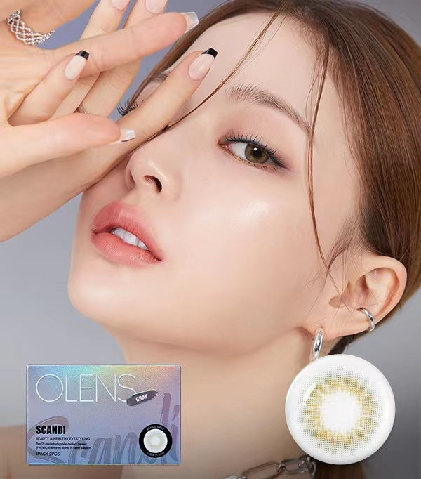OLENS 1 个月隐形眼镜 #Scandi 灰色
