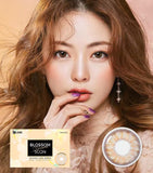 OLENS 1 个月隐形眼镜 #Blossom 3Con 棕色