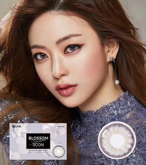 OLENS 1 个月隐形眼镜 #Blossom 3Con 灰色