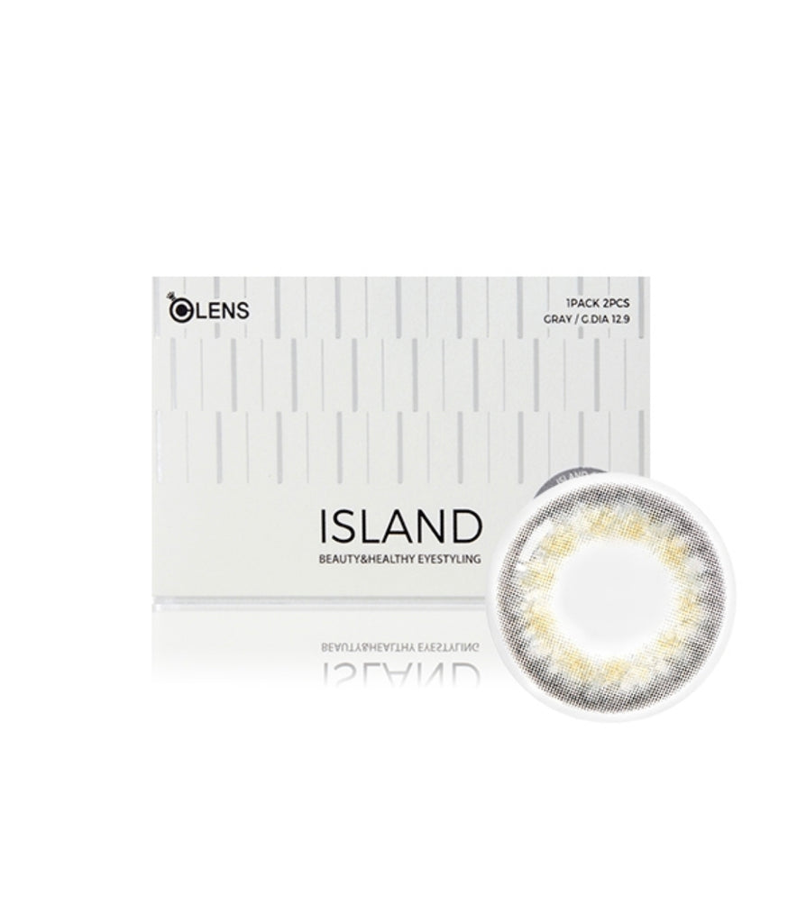 OLENS 1 个月隐形眼镜 #Island Grey