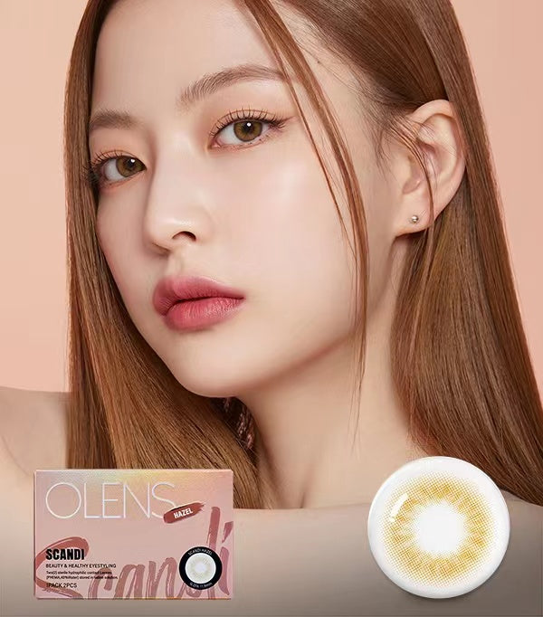OLENS One Month Contact Lenses #Scandi Hazel