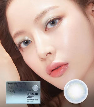 OLENS One Month Contact Lenses #Russian Velvet Blue