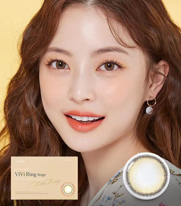 OLENS 1 个月隐形眼镜 #Vivi 环米色