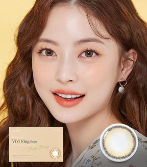 OLENS 1 个月隐形眼镜 #Vivi 环米色
