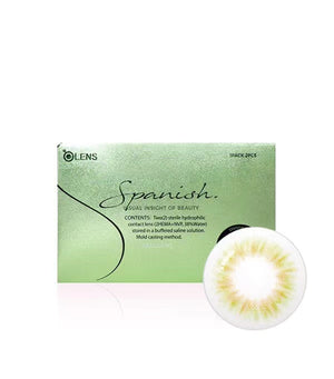 OLENS 1 个月隐形眼镜 #Spanish Real Olive