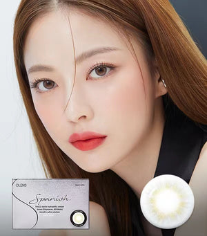 OLENS 1 个月隐形眼镜 #Spanish Real Grey