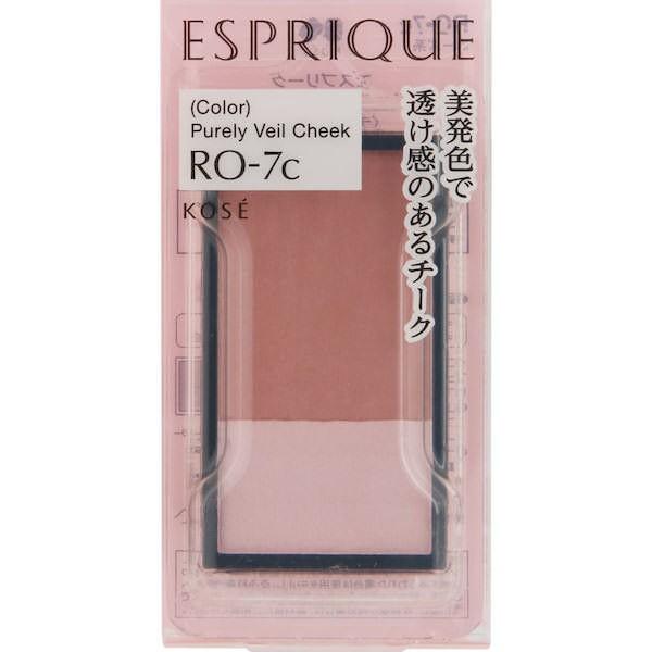 KOSÉ ESPRIQUE Purely Veil Cheek #RO-7c Rose 3.3g