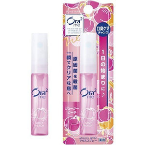 SUNSTAR Ora2 me Mouth Spray Oral Breath Freshener Peach 6ml