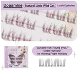 FLORTTE I Am Super Beauty Series Glue-free Segmented False Eyelashes #Dopamine