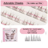 FLORTTE I Am Super Beauty Series Glue-free Segmented False Eyelashes #Adorable Cheeks