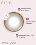 OLENS Daily Contact Lenses Shine Touch #Milky Choco 20pcs