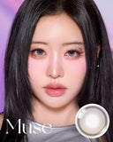 OLENS One Month Contact Lenses Muse #Shine Gray