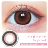 BABY MOTECON Daily Contact Lenses #03 Baby Cheek 10pcs