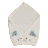 CARARI Zooie Water Absorption Hair Dry Cap - Cute Cat