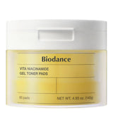 BIODANCE Vita Niacinamide Gel Toner Pads 60 Pcs