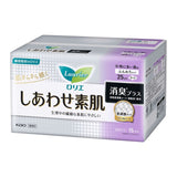 KAO Laurier Shiawase Bare Skin Deodorant Plus Especially Heavy Daytime 25cm with Wings 15pcs