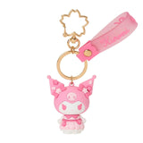 SANRIO Sakura Series Sakura Keychain Pendant Kuromi 1pc