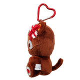 NIC Sanrio Chocolate Cat Heart Clip Keychain Maid Brown 1pc