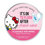 ITC x SANRIO Characters Flushable Mini Bidet Wipes 30p