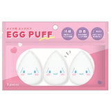 SANRIO Wet & Dry Use Makeup Sponge Set Of 3 #Cinnamoroll